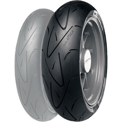 CONTINENTAL CONTISPORT ATTACK HYPERSPORT RADIAL REAR MOTORCYCLE TIRE