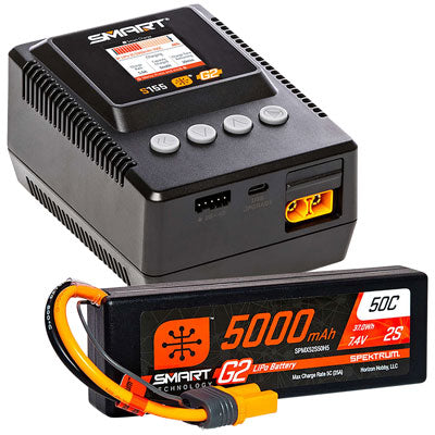 SPEKTRUM SMART POWERSTAGE BATTERY AND CHARGER BUNDLE
