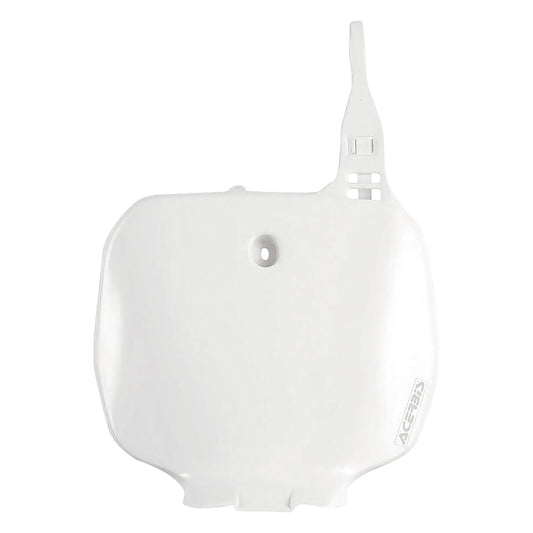 Acerbis Front Number Plate White