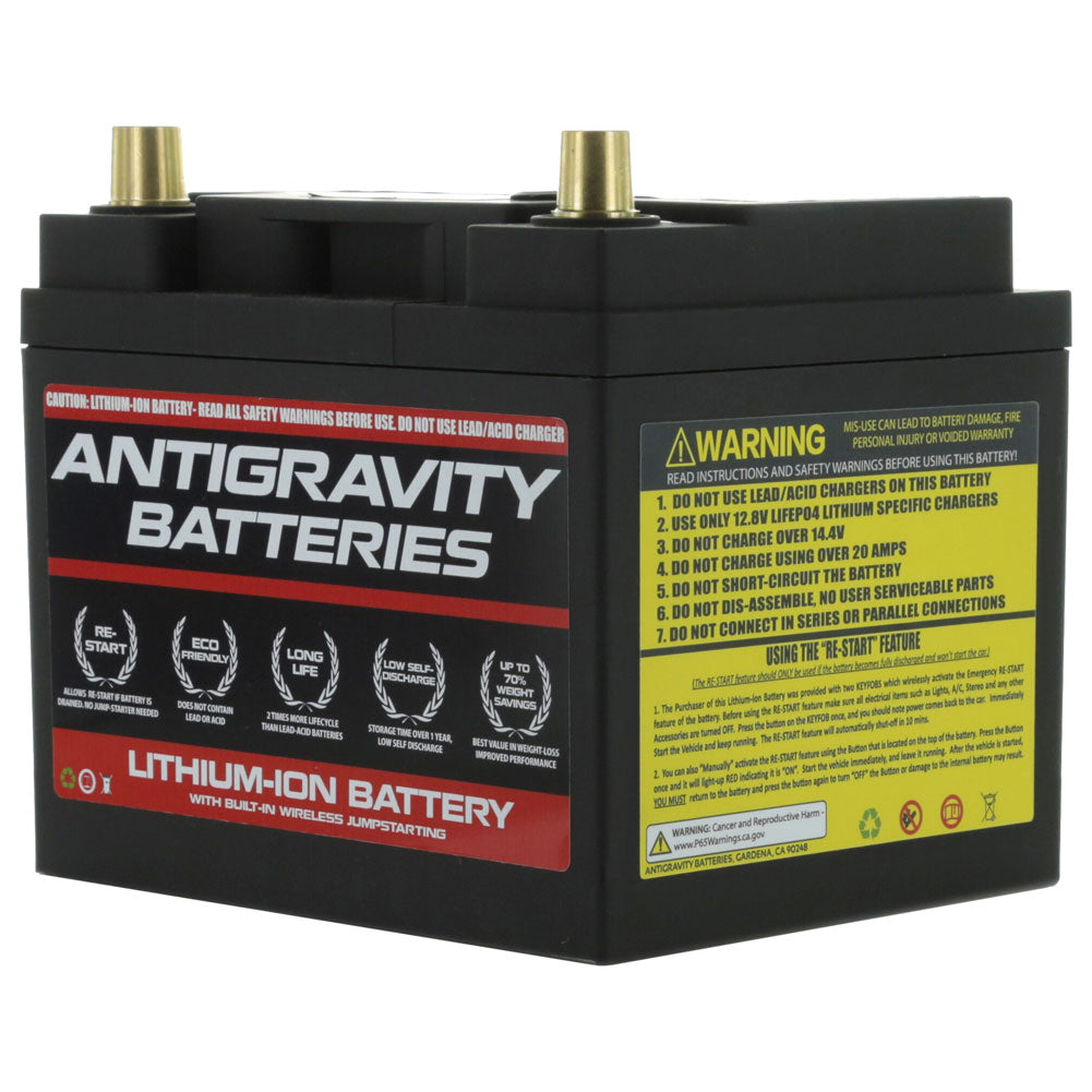 Antigravity Batteries Re-Start Group-26 Lithium Battery 20 AMP Hours