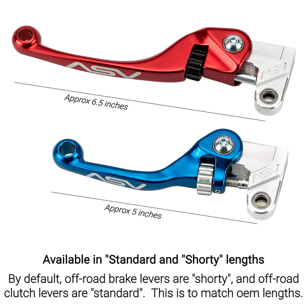 ASV F4 Series Brake Lever Black