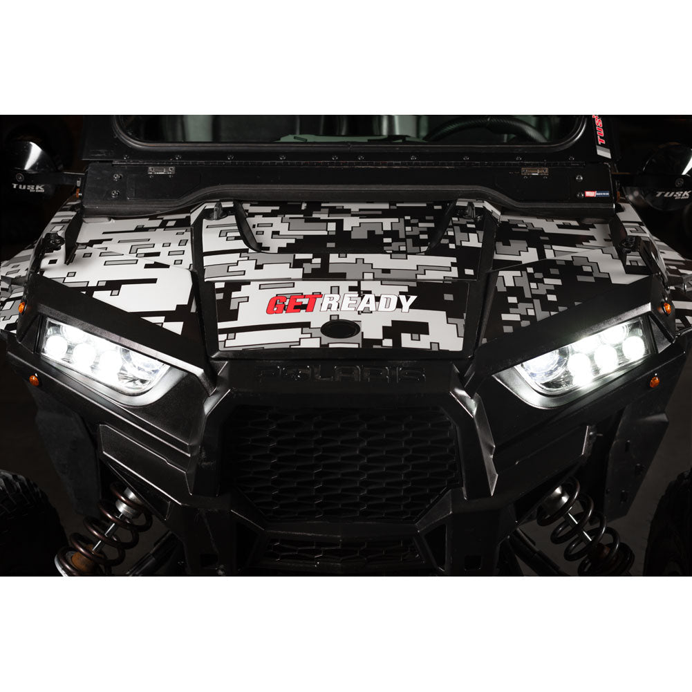 Attack Graphics Siege Complete UTV Graphics Kit Black/ Dark Grey Black/Dark Grey