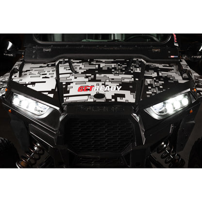 Attack Graphics Siege Complete UTV Graphics Kit Black/ Dark Grey Black/Dark Grey