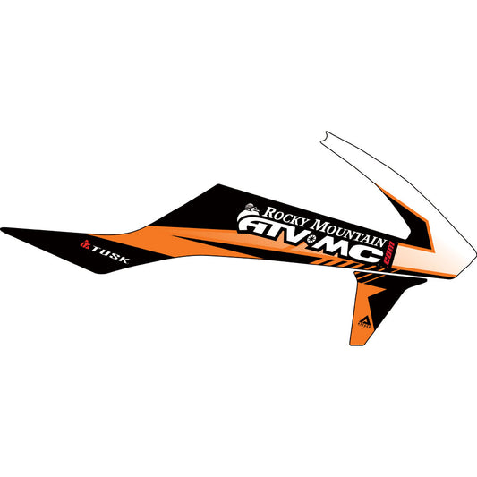 Attack Graphics Turbine Radiator Shroud Decal Orange