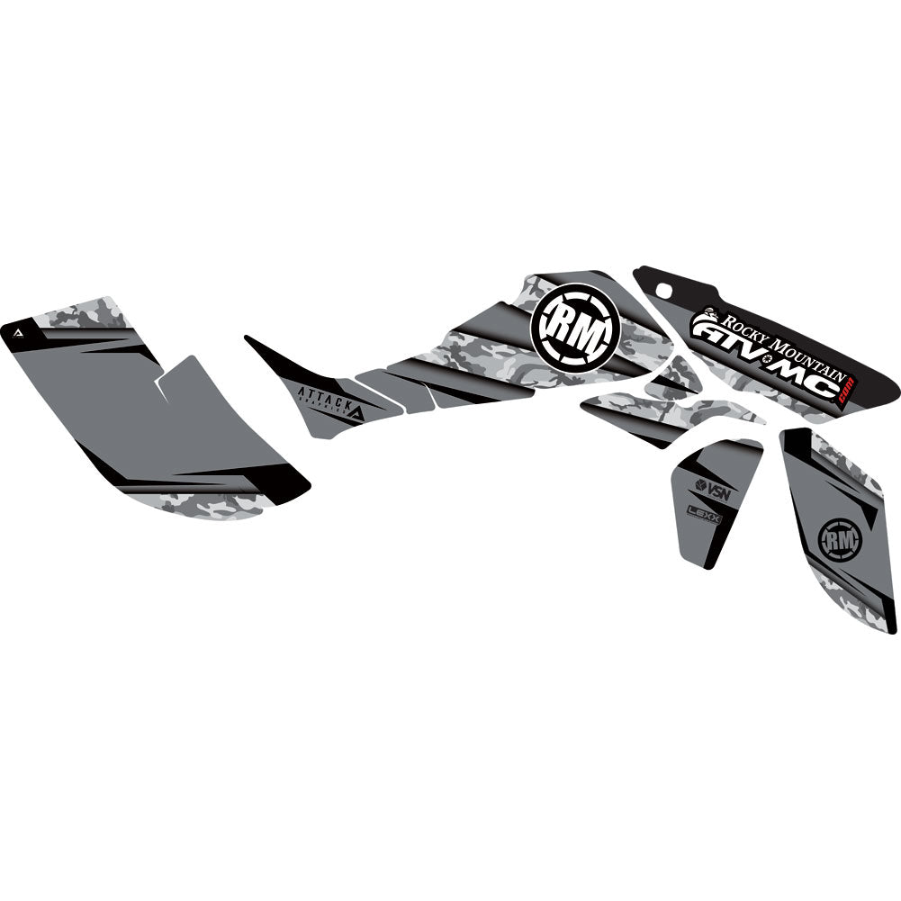 Attack Graphics Custom Stealth Complete ATV Graphics Kit