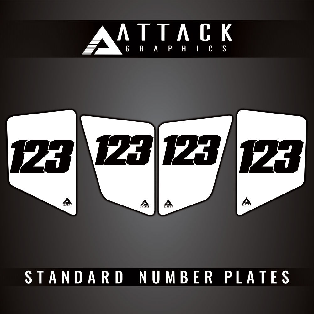 Attack Graphics 4 Plate ATV Background Kit