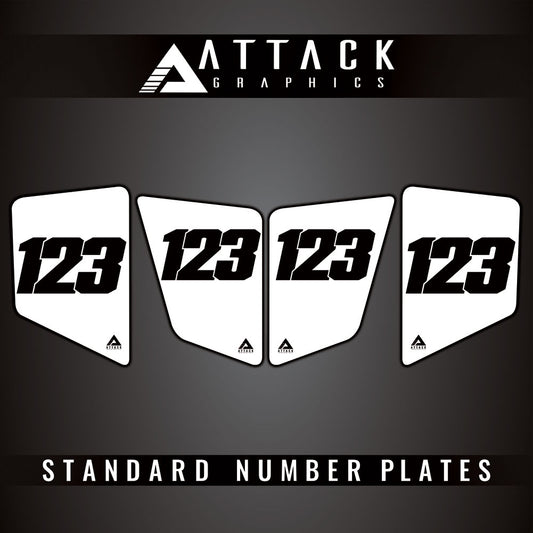 Attack Graphics 4 Plate ATV Background Kit