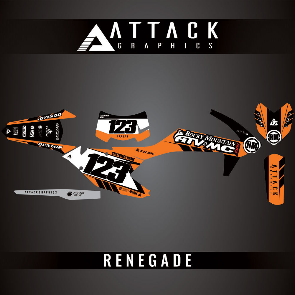 Attack Graphics Custom Renegade Complete Bike Graphics Kit