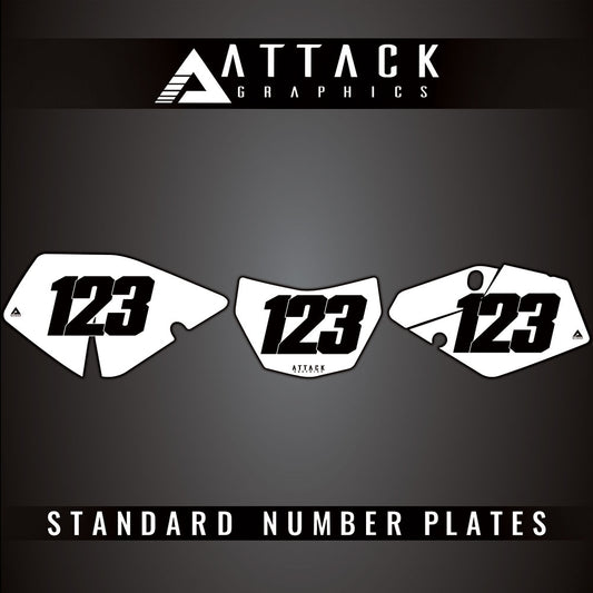 Attack Graphics Number Plate Backgrounds