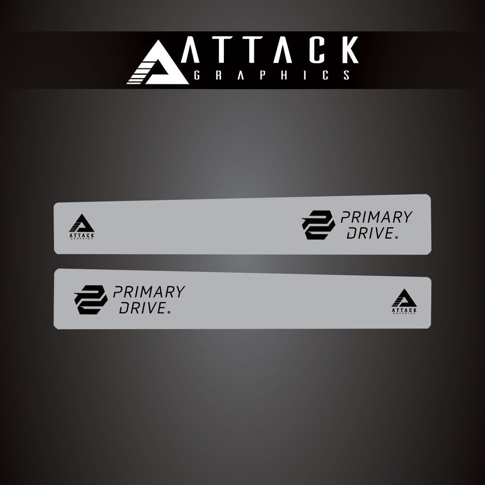 Attack Graphics Renegade Swing Arm Decal Grey