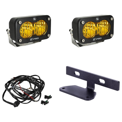 Baja Designs Dual S2 Pro Hood Mount LED Light Kit