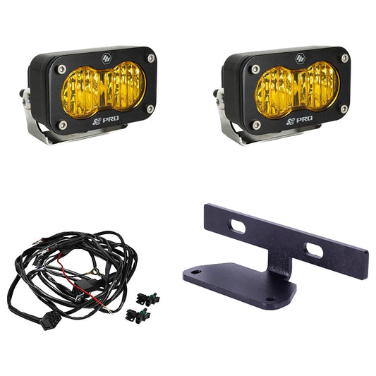 Baja Designs Dual S2 Pro Hood Mount LED Light Kit