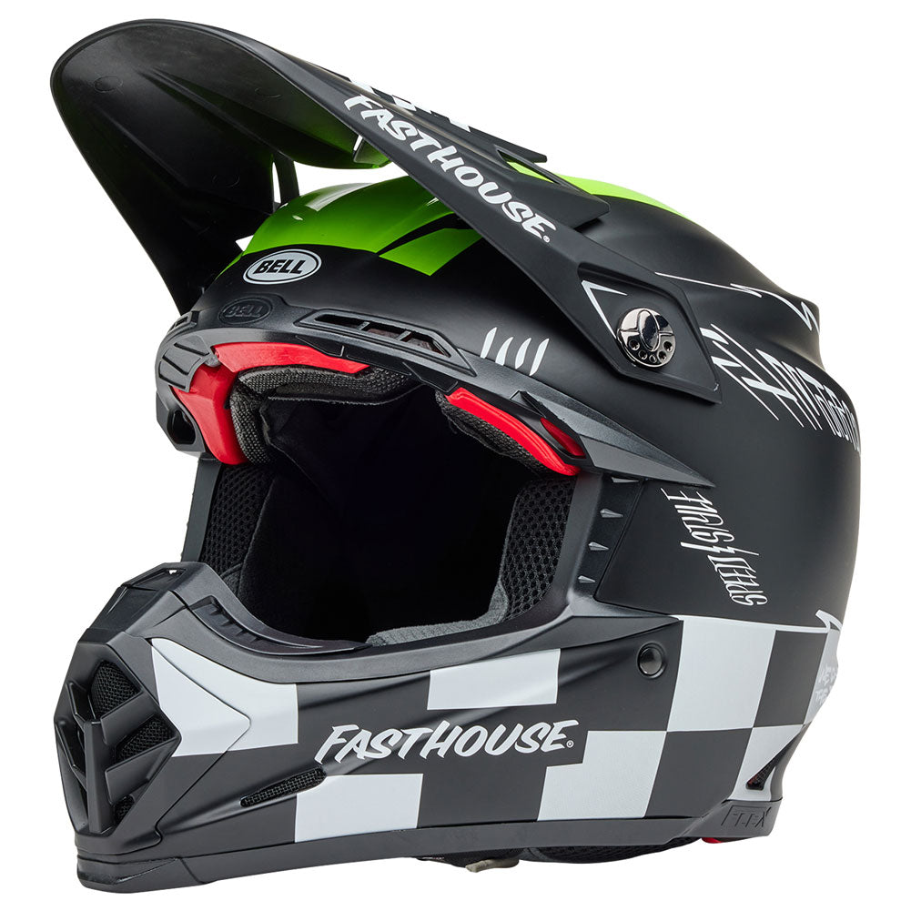 BELL MOTO-9S FLEX FASTHOUSE SMOKEBOMB HELMET