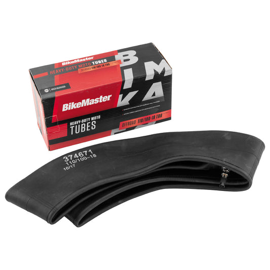 BikeMaster Heavy-Duty Motorcycle Tube 110/100x18