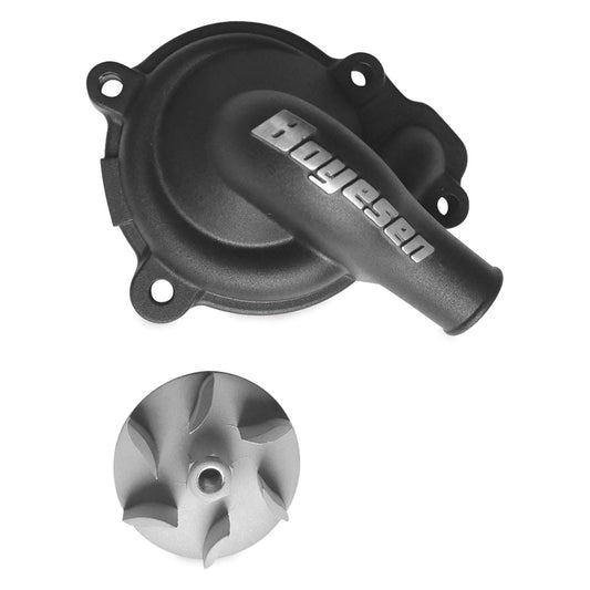 Boyesen Supercooler Water Pump Cover and Impeller Kit Black