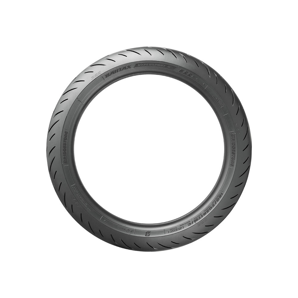 Bridgestone Battlax S22 Hypersport Front Motorcycle Tire 120/70ZR-17 (58W)
