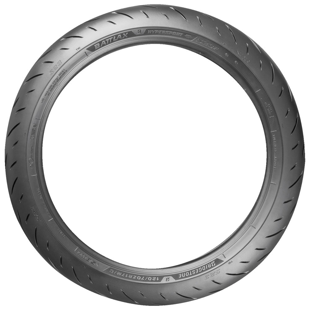 Bridgestone Battlax S23 Hypersport Front Motorcycle Tire 120/70ZR-17 (58W)