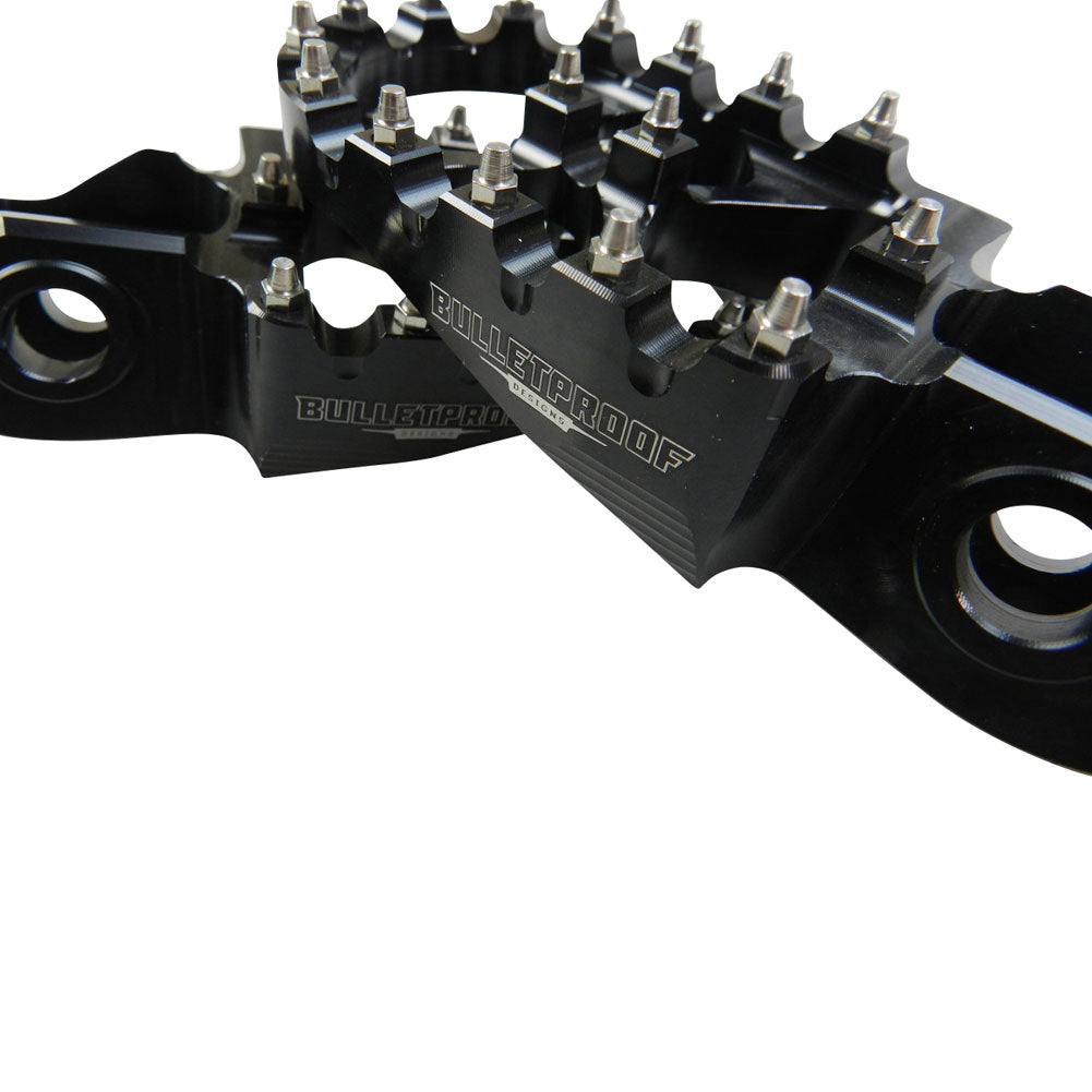 Bullet Proof Designs Billet Foot Pegs Black