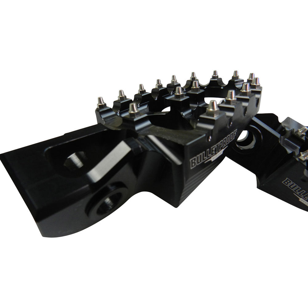 Bullet Proof Designs Billet Foot Pegs Black