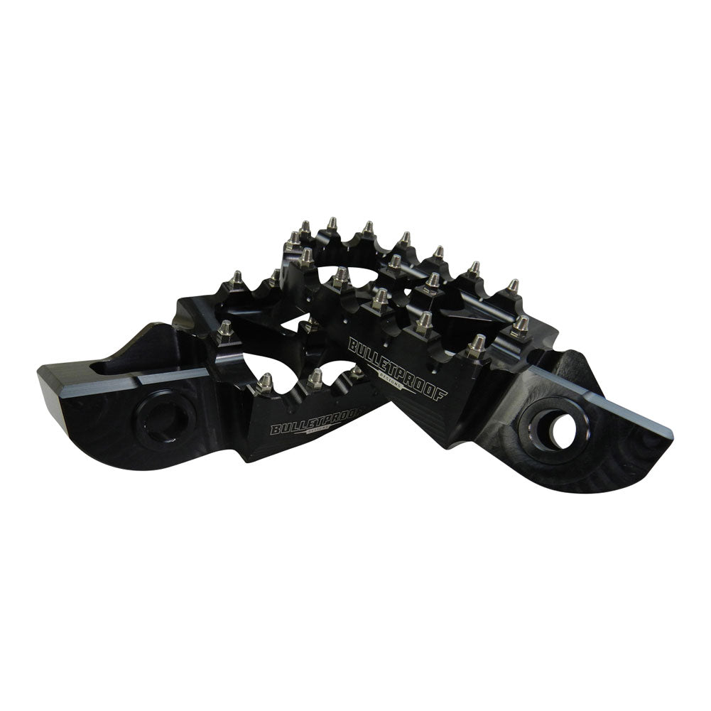 Bullet Proof Designs Billet Foot Pegs Black