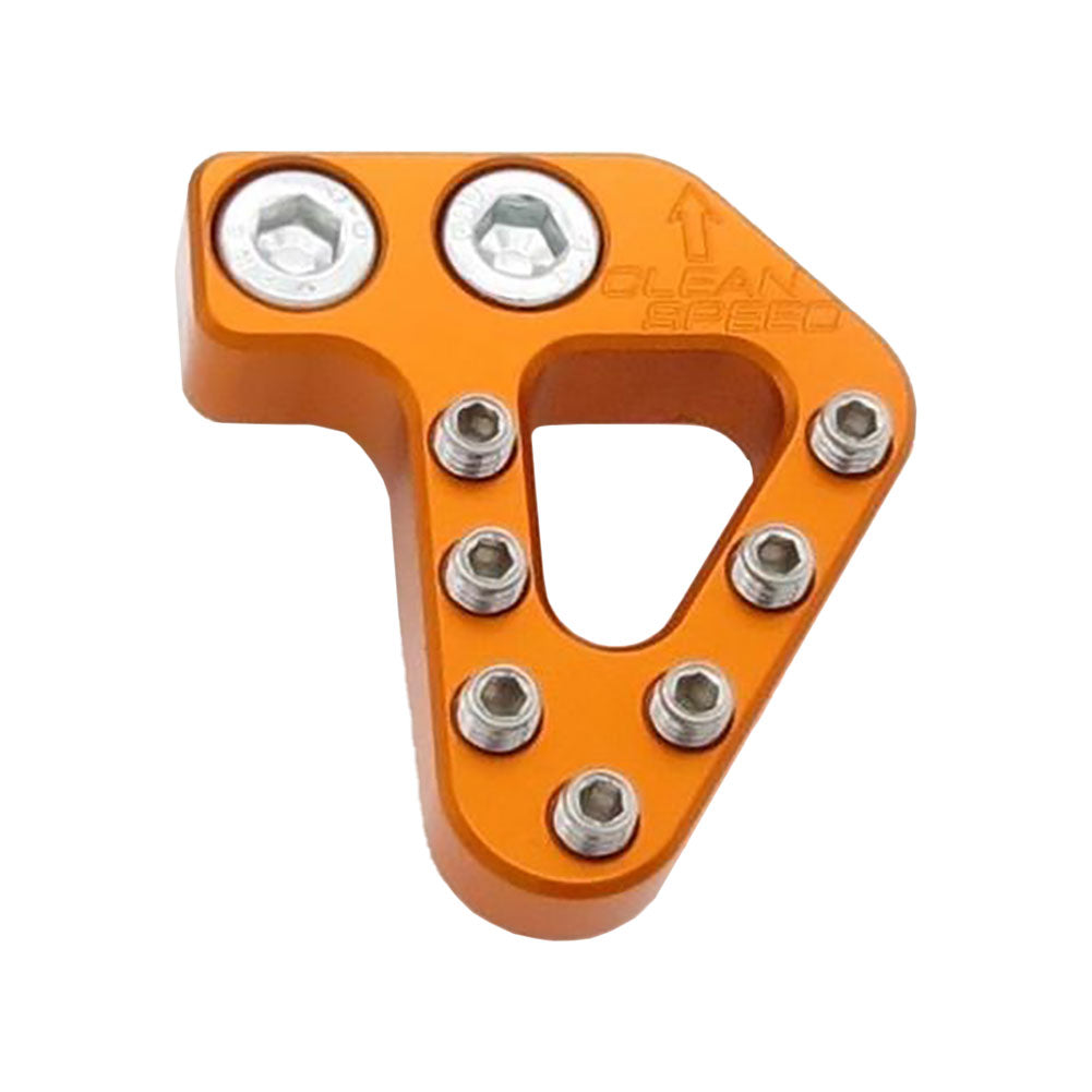 Clean Speed Far Brake Pedal Tip Orange