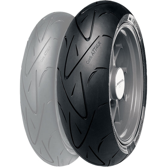 Continental ContiSport Attack Hypersport Radial Rear Motorcycle Tire 180/55ZR-17 (73W)