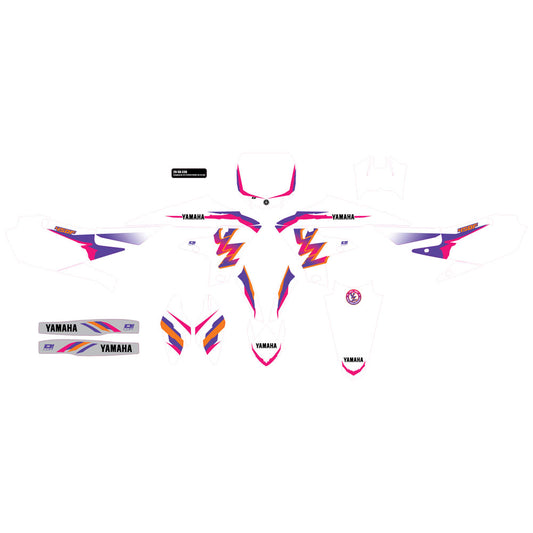 D’Cor Visuals Complete Graphics Kit 93 Retro, White Background