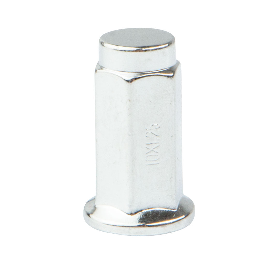Douglas Flat Base Lug Nut 10mm x 1.25mm Thread Pitch w/14mm Head