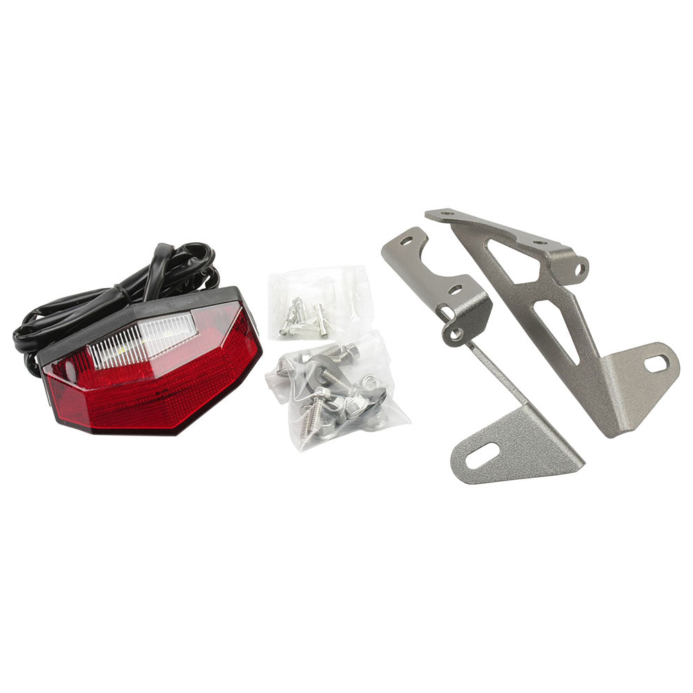 DRC Moto LED Edge 2 Aluminum Tail Light Holder Red