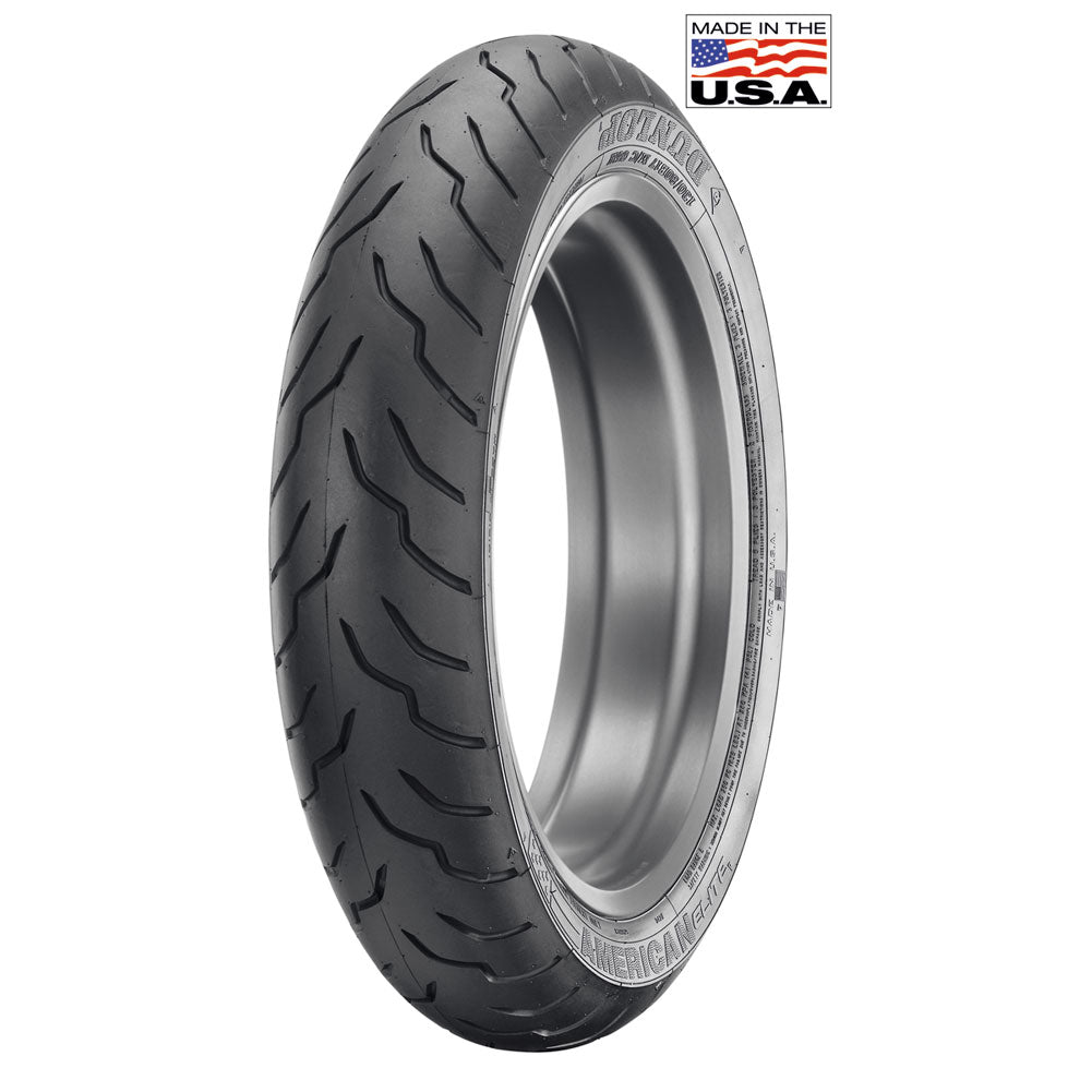 Dunlop American Elite Front Motorcycle Tire MH90-21 (54H) Black Wall