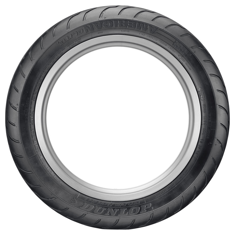 Dunlop American Elite Front Motorcycle Tire MH90-21 (54H) Black Wall