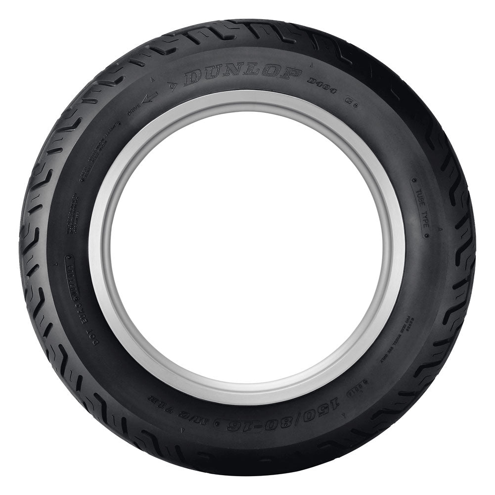 Dunlop D404 Rear Motorcycle Tire 150/90-15 (74H) Black Wall