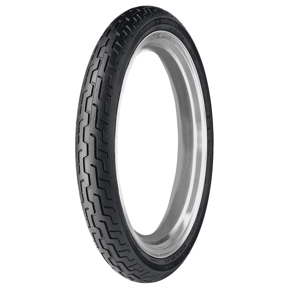 Dunlop Harley-Davidson® D402 Front Motorcycle Tire MH90-21 (54H) Black Wall