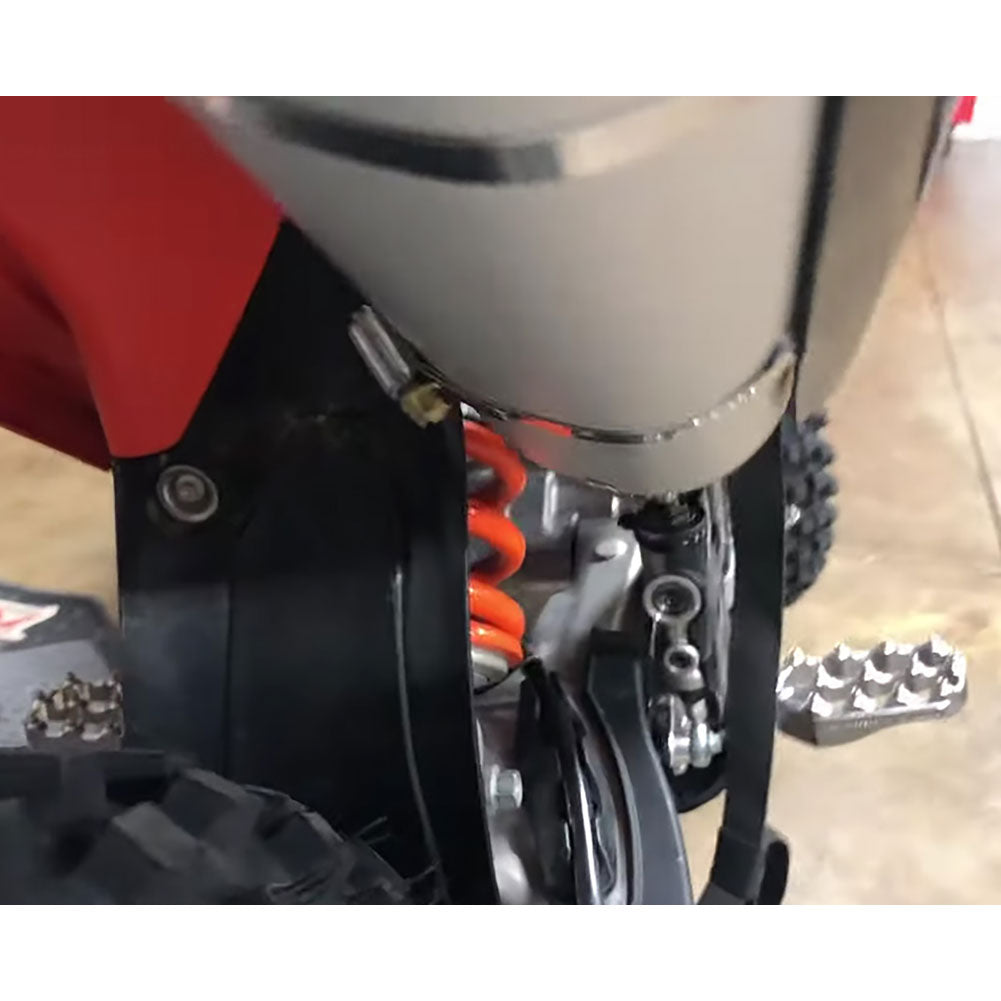 E Line Carbon Fiber Full Muffler/Bag Guard