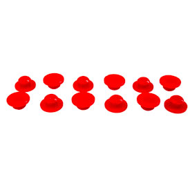 Energy Suspension Polyurethane Seat Grommets Red