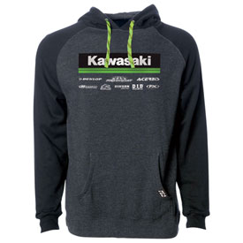 FACTORY EFFEX KAWASAKI RACEWEAR HOODED PULLOVER SWEATSHIRT