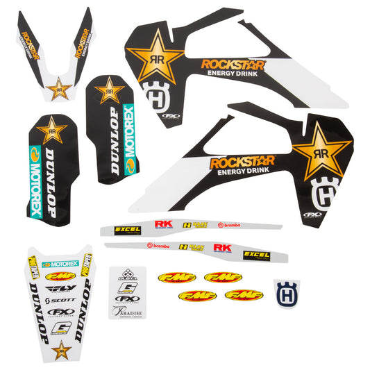 Factory Effex Factory Rockstar Husqvarna Graphic Kit 2023