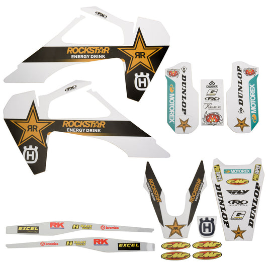 Factory Effex Factory Rockstar Husqvarna Graphic Kit 2024