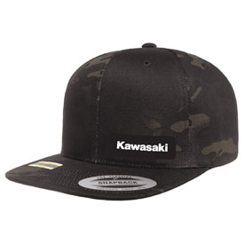 FACTORY EFFEX KAWASAKI CAMO SNAPBACK HAT