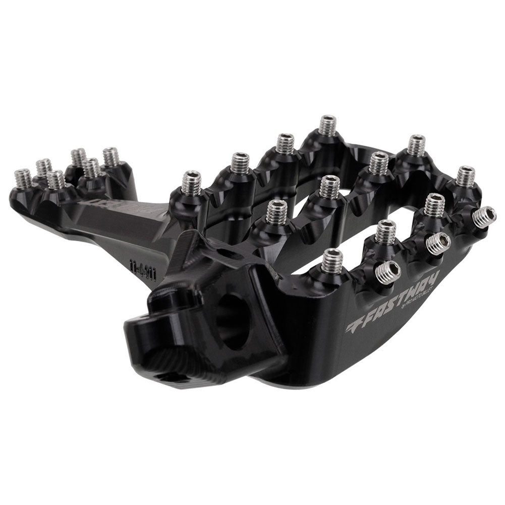 Fastway Pro Ext Motorcycle Foot Pegs Kit Black