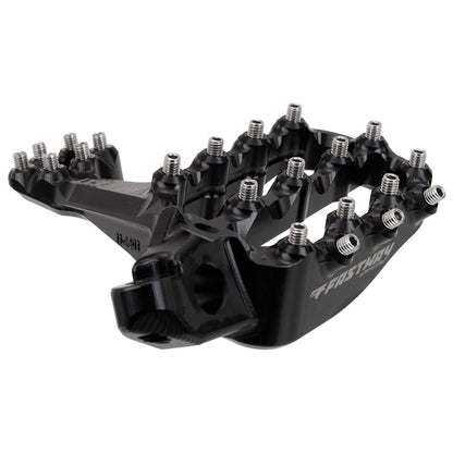 Fastway Pro Ext Motorcycle Foot Pegs Kit Black