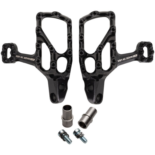 Fastway EXT Motorcycle Foot Pegs Kit - 6mm Down/6mm Back