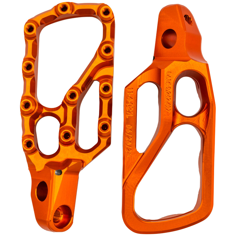 Fastway Motorcycle Foot Pegs Kit - 6mm Down/6mm Back