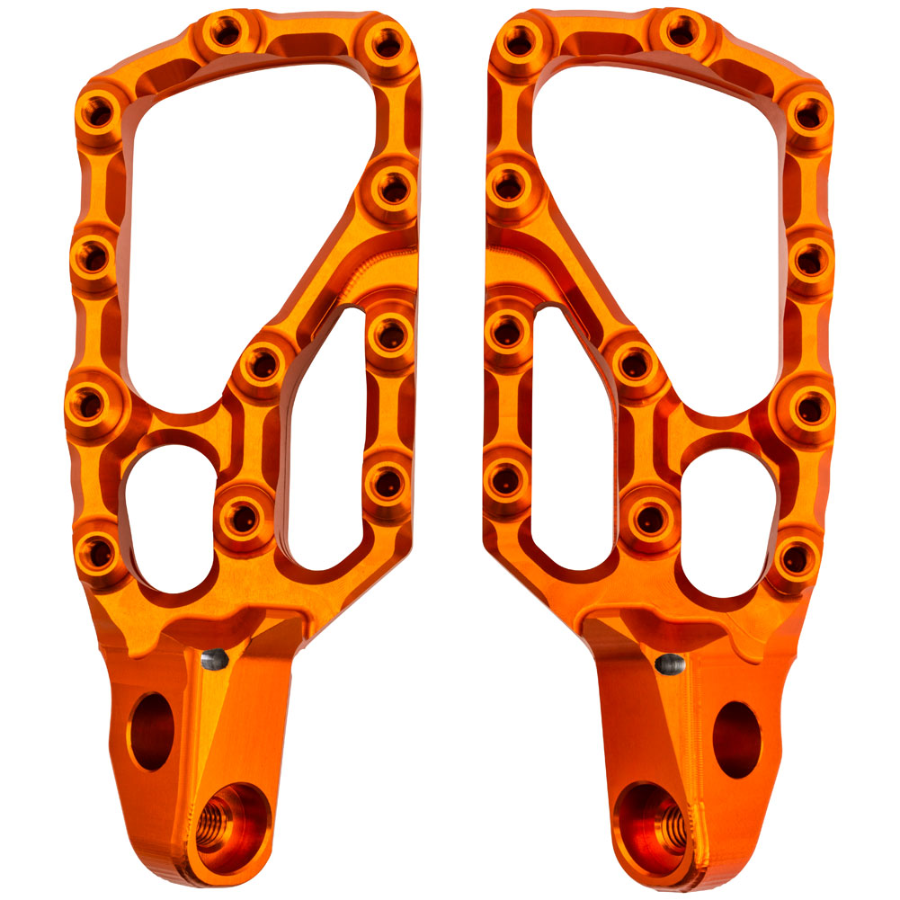 Fastway Motorcycle Foot Pegs Kit - 6mm Down/6mm Back