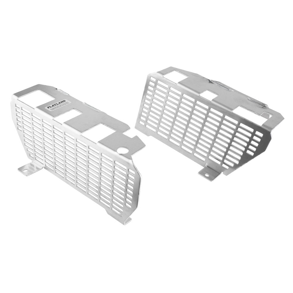 Flatland Racing Radiator Guards Silver