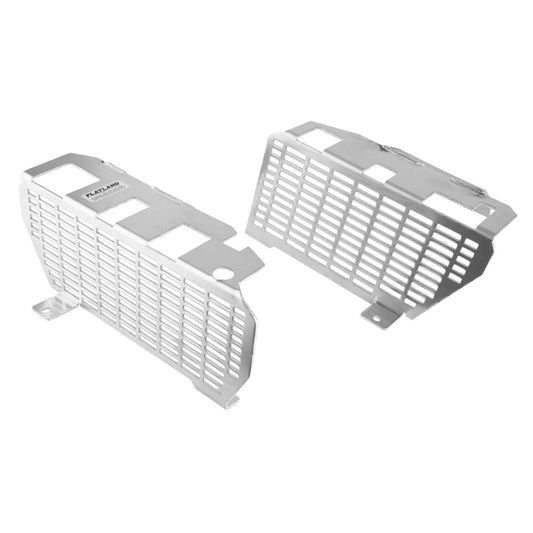 Flatland Racing Radiator Guards Silver