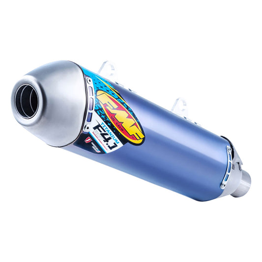 FMF Factory-4.1 RCT Anodized Titanium Silencer with Titanium End Cap