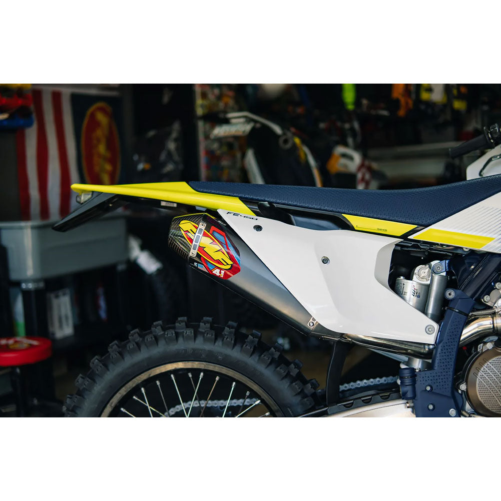 FMF Factory-4.1 RCT Aluminum Silencer with Carbon End Cap