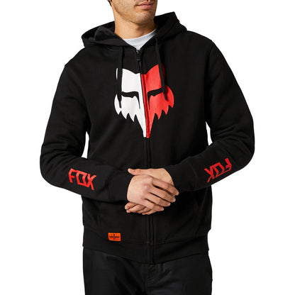 FOX RACING PERIL SASQUATCH ZIP-UP HOODED SWEATSHIRT