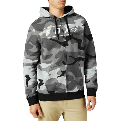 FOX RACING PINNACLE CAMO ZIP-UP HOODED SWEATSHIRT